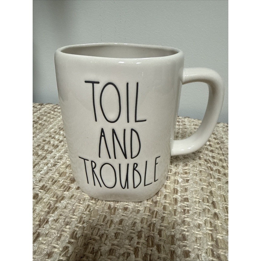 Rae Dunn "Toil And Trouble Coffee Mug‎ New